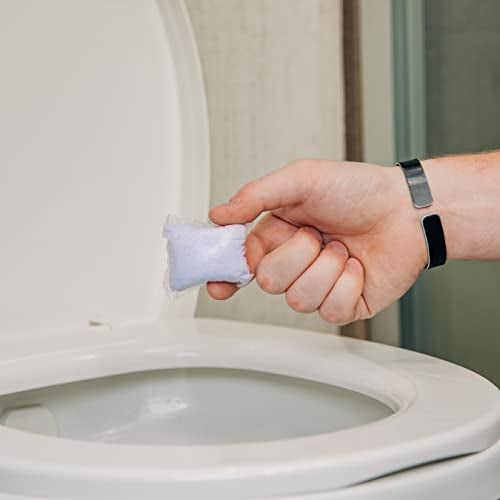 Camco TST MAX RV Toilet Treatment DropINs  Control Unwanted Odors and Break Down Waste and Tissue  Septic Tank Safe  Lavender Scent  15pack 41559 - Image 4