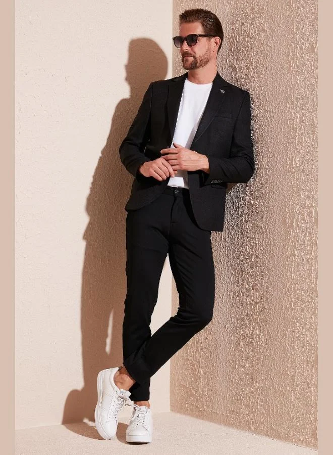 Buratti  Buratti Slim Fit Single Slit Buttoned Blazer Jacket Men's JACKET 2163763 for Men | Best Price UAE