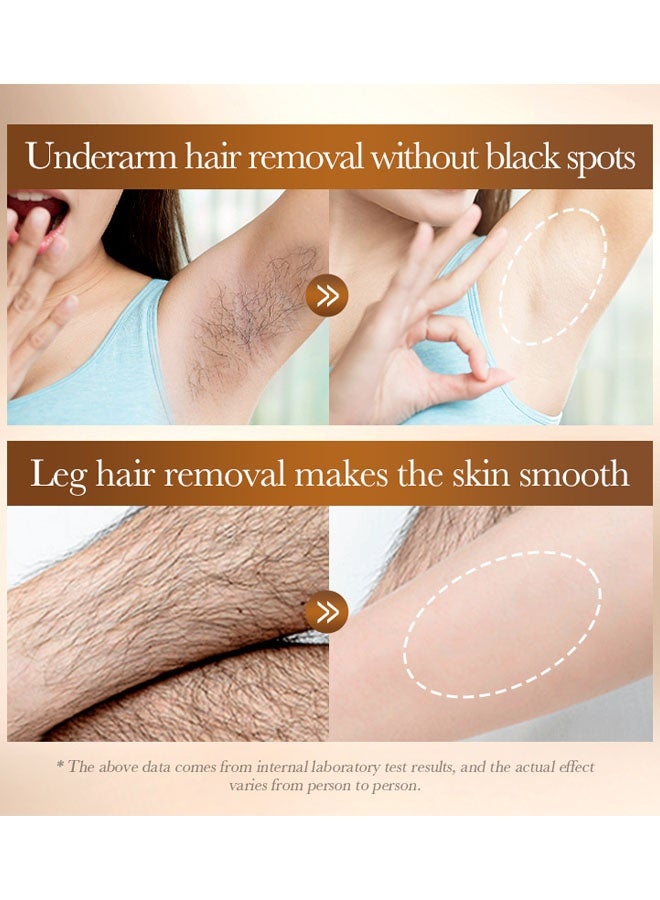 BIOAOUA Hair Removal Cream for Armpit Hair Removal, Leg Hair, Special for Sensitive Skin, Soothing and Repairing Underarms, Hair Removal Without Leaving Traces Per Bottle，In Underarms Hair Removal Cream - Image 4