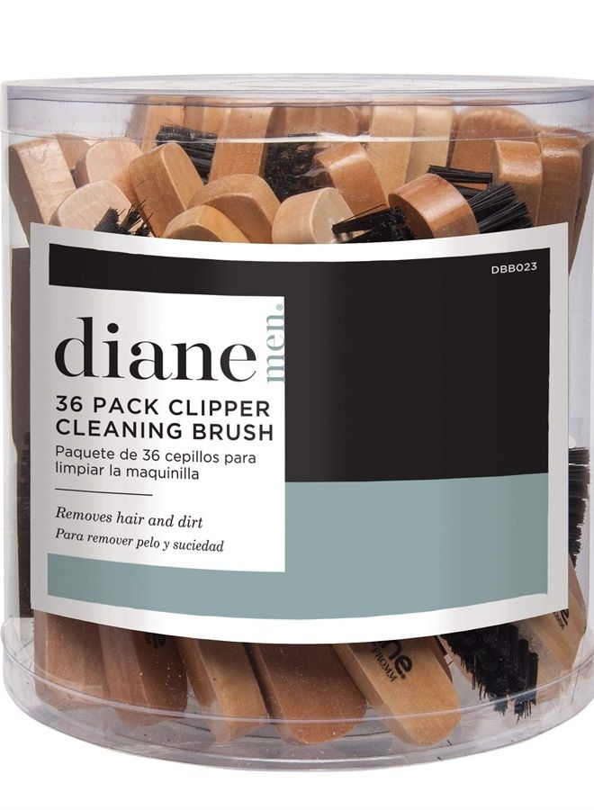 Diane DBB023 Hair Clipper Cleaner Brush – 36 Pack - Image 1