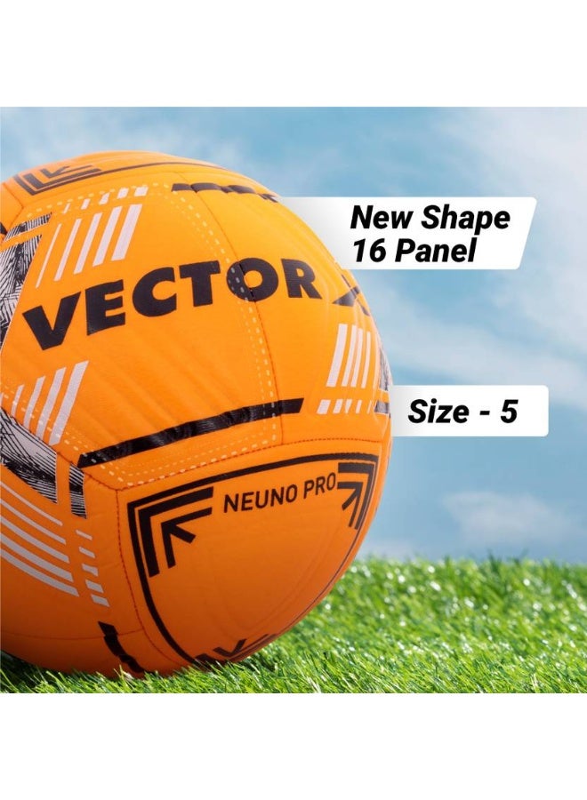 Vector X VECTOR X Premium Neuno Pro TPU 3D Embossed Machine Stitched Football - Size: 5  (Standard, Pack of 1) - Image 5