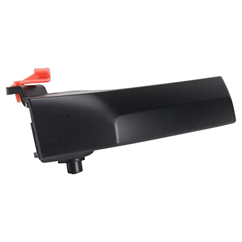 TRQ Passenger Side Interior Door Handle - Black, Compatible with 2009-2018 Dodge Ram 1500, 2010-2019 Ram 2500, 3500, 4500, 5500 - Image 2