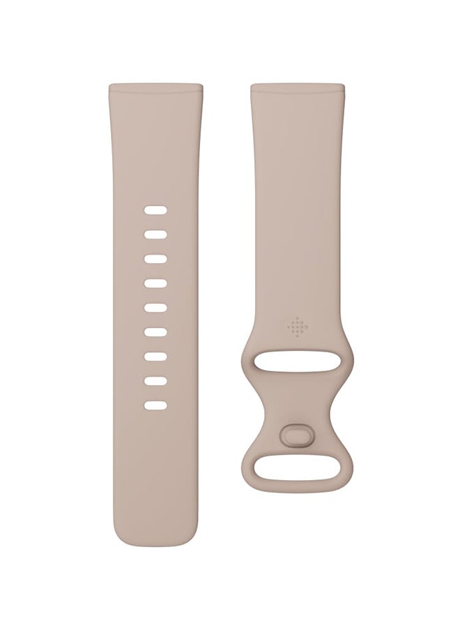 Fitbit Sense, Advanced Smartwatch With Tools For Heart Health, Stress Management And Skin Temperature Trends Lunar White/Soft Gold Stainless Steel - Image 5
