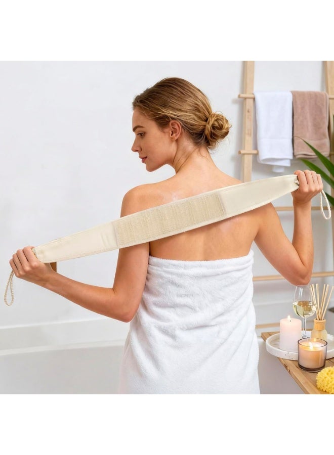 GlamKit 5 Packs Dry Brushing Body Brush Set for Lymphatic Drainage and Cellulite Massager, Long Handle Dry Brush for Body, Natural Boar Bristle Dry Body Brush Exfoliator - Image 5
