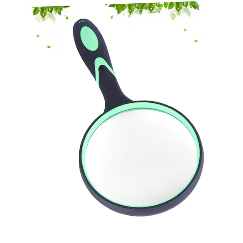 Rubber Drop Resistant Handheld Magnifying Glass Thick Glass Lens For Reading Observation And Hanging Portable Magnifier For Seniors And Hobbyists - Image 5