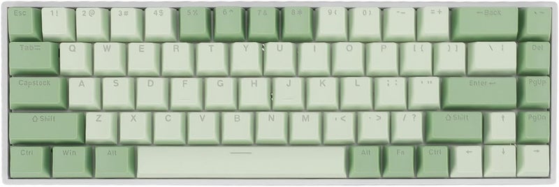 Asixxsix 60% Mechanical Keyboard, 68 Keys RGB Backlit Mechanical Keyboard with Red Switch for PC Computer, Full Key Hot Swap, USB Wired for Laptop - Image 1