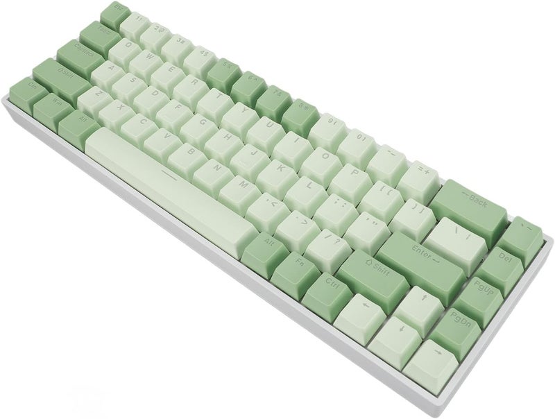 Asixxsix 60% Mechanical Keyboard, 68 Keys RGB Backlit Mechanical Keyboard with Red Switch for PC Computer, Full Key Hot Swap, USB Wired for Laptop - Image 2