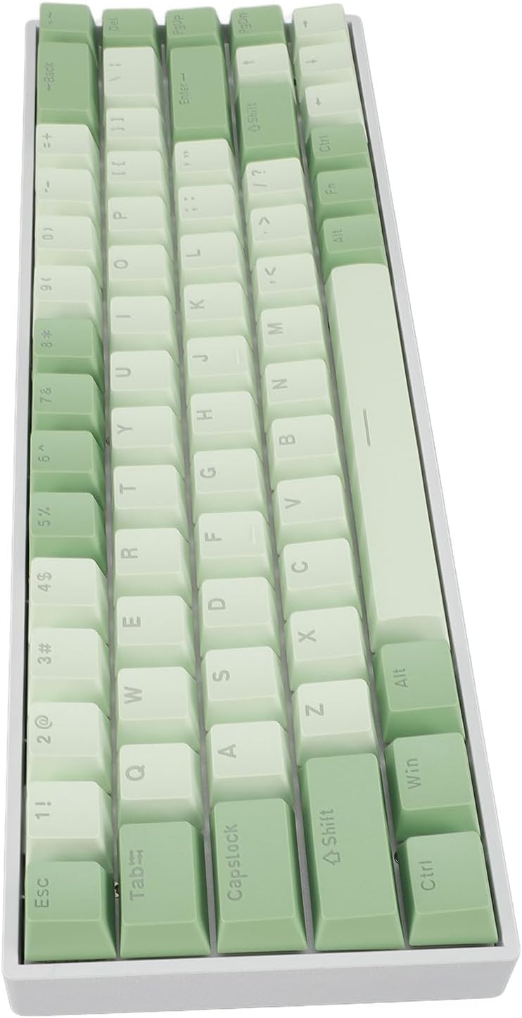 Asixxsix 60% Mechanical Keyboard, 68 Keys RGB Backlit Mechanical Keyboard with Red Switch for PC Computer, Full Key Hot Swap, USB Wired for Laptop - Image 3