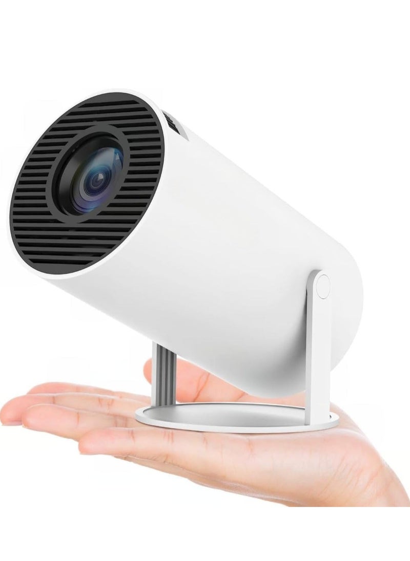 ELTRAZONE HY300 Auto Keystone Correction Portable 4K Projector | 200 ANSI Smart Projector with 2.4/5G WiFi, Bluetooth 5.0, 130-Inch Screen, 180° Flip | Perfect for Home & Office Use | High-Quality HD Display, Easy Setup & Versatile Viewing  - Image 1