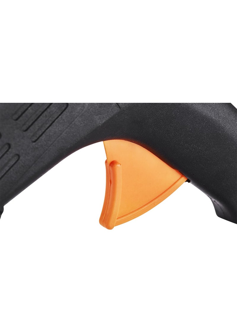 LAWAZIM Glue Gun -60Watts Black- Crafting and Repair Tool - Electric Hot Melt Precision Adhesive Glue Stick Gun for Office Art School Projects and Home Repairs -for DIY Industrial and Professional Use  - Image 2