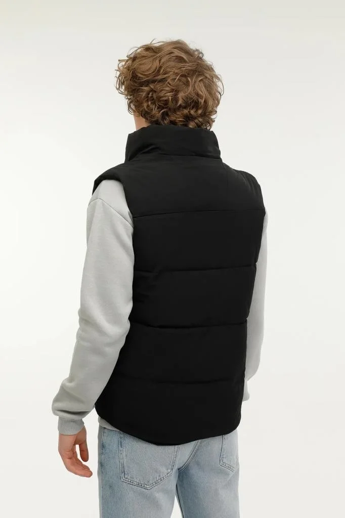 LUMBERJACK M-CT660 Udo Vest Black Lightweight Short Vest