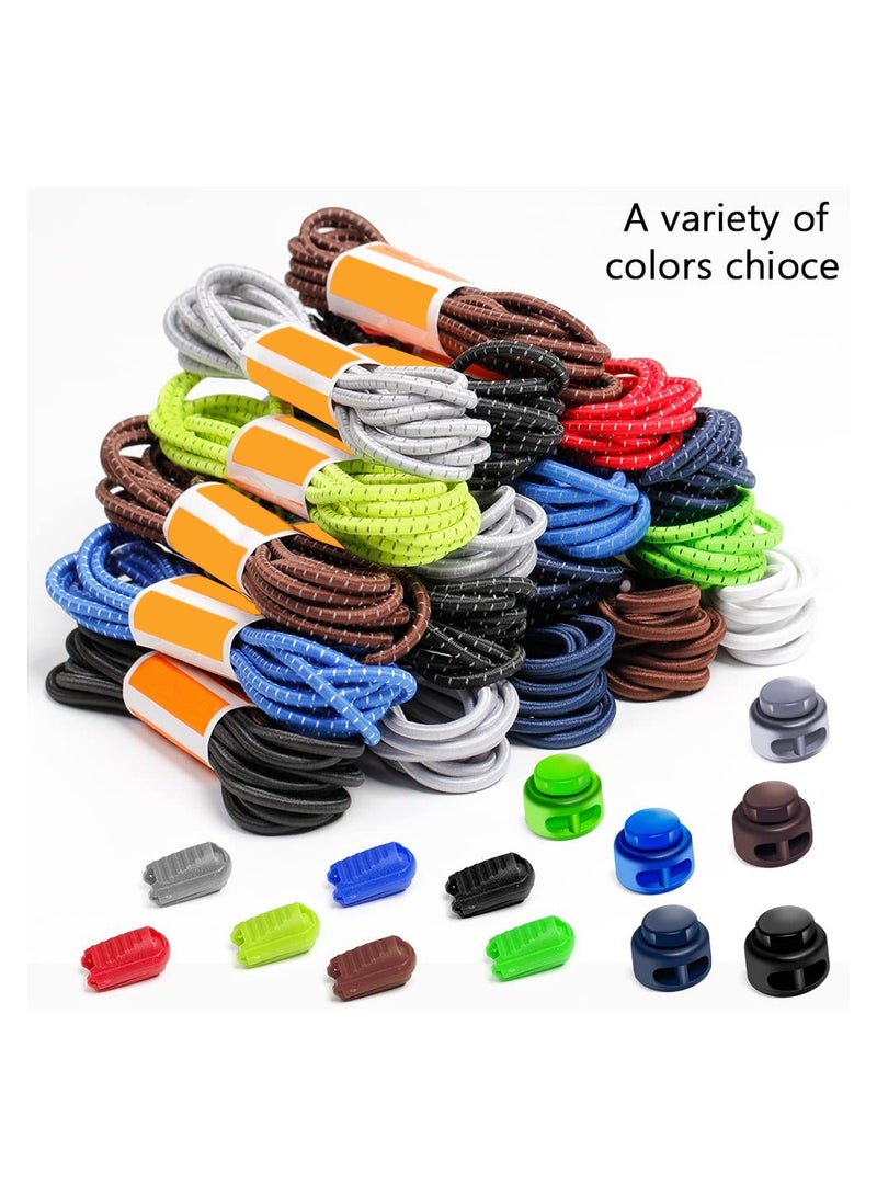 Zikra Shoe Laces, 3 Pairs No Tie Shoe Laces, Elastic Locks Tieless Shoelaces, One Size Fits Shoelaces All for Adults and Kids Sneakers - Image 3