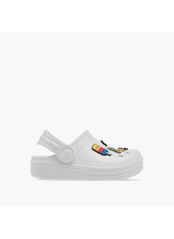 Disney Boys Donald Duck Applique Clogs with Backstrap  - Image 3