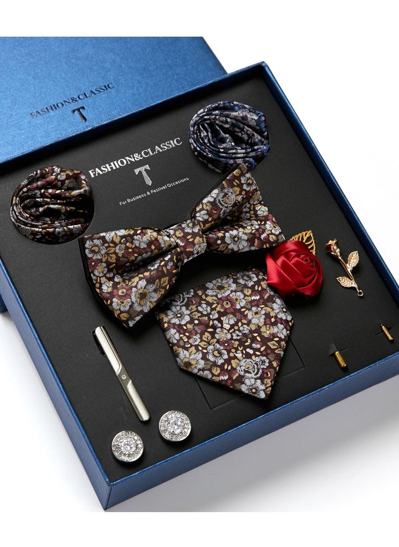 Fashionable Floral Print Necktie Gift Box Of Eight Pieces Set - pzsku/ZC395398FD5CAB124F4DFZ/45/_/1664688995/7a584fe5-0ddd-48cf-9927-b2283ce2325d