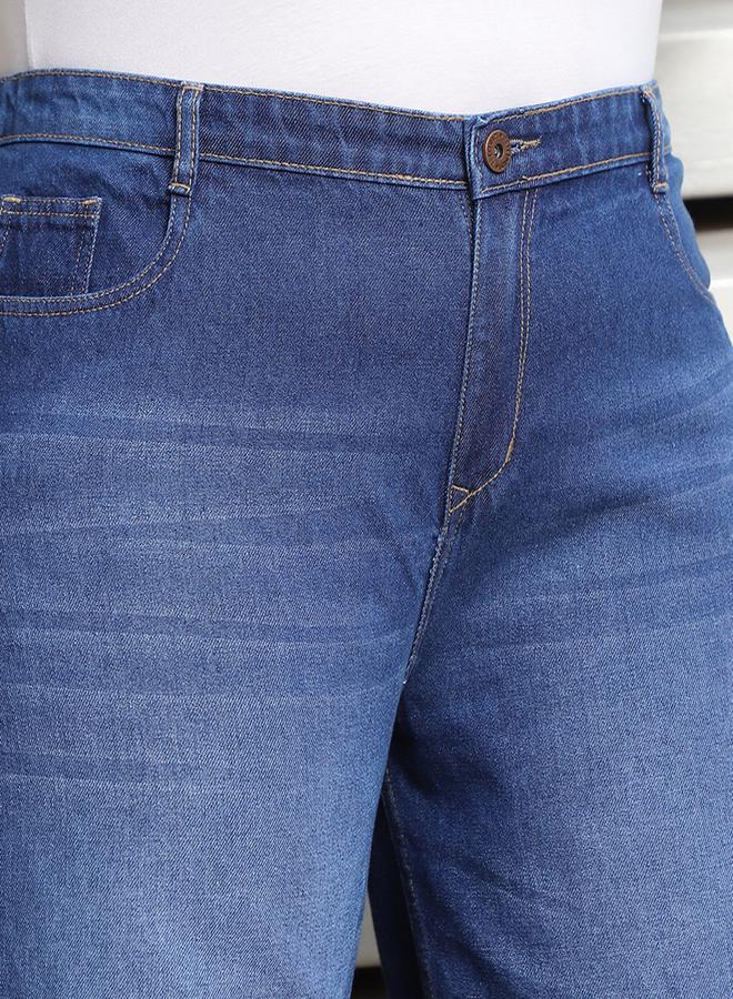 HIGH STAR Plus Size Wide Leg High Rise Jeans by Styli - Image 5