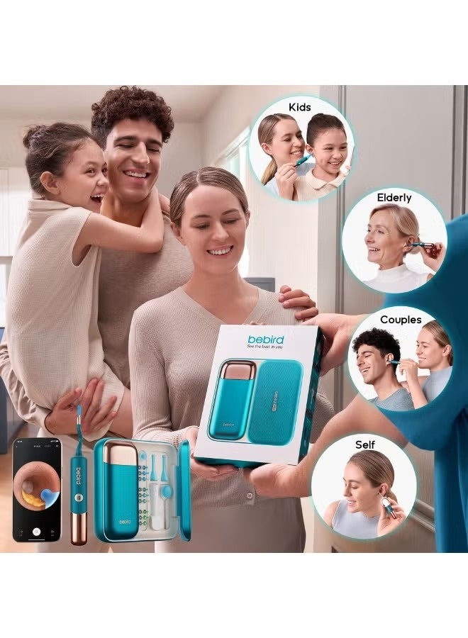 Bebird EarSight Ultra Smart Visual Earwax Removal Kit – 2K HD Medical-Grade Endoscopic Ear Camera with 5G WiFi, 3.6mm Flexible Silicone Tool, 60+ Pieces for Safe Ear Cleaning, ENT Health Check, & Facial Care for Adults, Kids, Infants & Elderly – USB-C Rechargeable Home Ear Care Device - Image 2