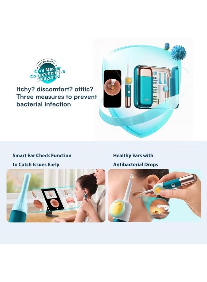 Bebird EarSight Ultra Smart Visual Earwax Removal Kit – 2K HD Medical-Grade Endoscopic Ear Camera with 5G WiFi, 3.6mm Flexible Silicone Tool, 60+ Pieces for Safe Ear Cleaning, ENT Health Check, & Facial Care for Adults, Kids, Infants & Elderly – USB-C Rechargeable Home Ear Care Device - Image 4