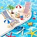 LHSYFBZ 30 Pcs Beach Miniature Dollhouse Decoration Beach Cake Decorations Umbrella Palm Chair Miniature Toys for DIY Garden and Plant Decoration - Image 4