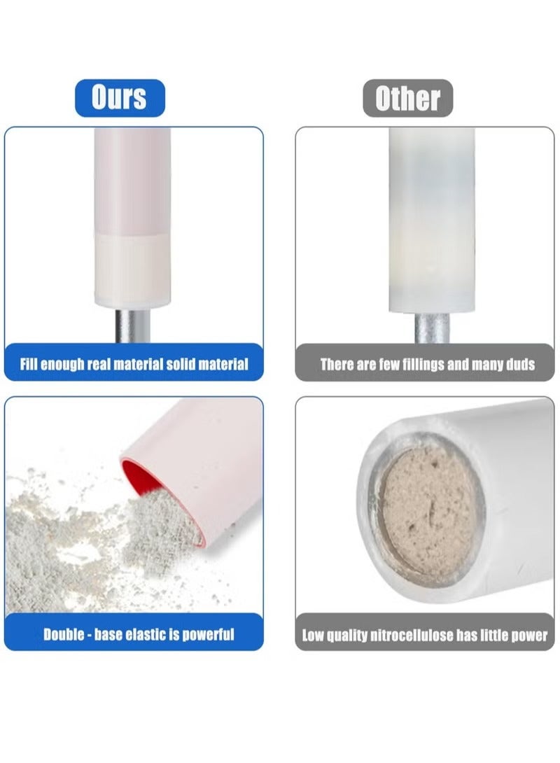 200 pcs Round Nails for Manual Steel Nail Gun, Nails for Wall Fastening Tool, Nail Gun Accessories for Concrete Ceiling， Cable Ducts， Fixed Slotting Device， Repair Tool， Home DIY - Image 5