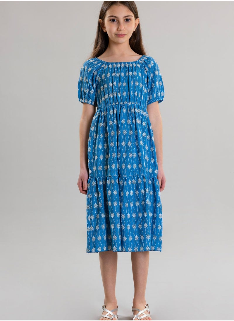 Pear Concept - Kids Printed Dress - Image 1