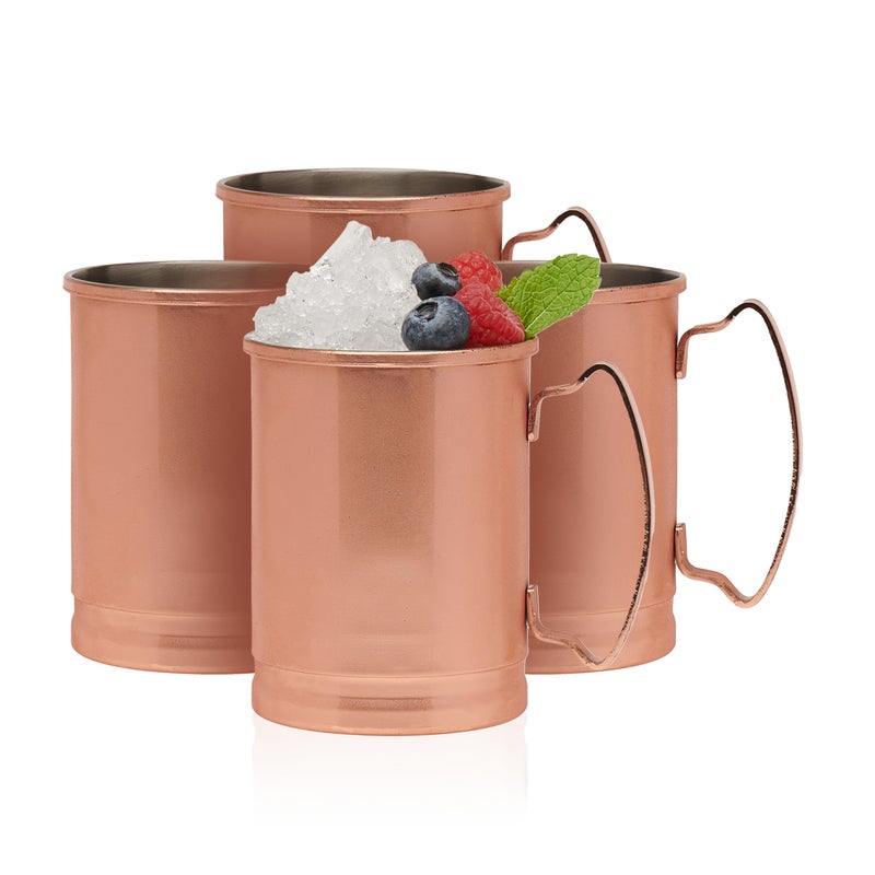 Libbey Moscow Mule Copper Mugs 14ounce Set of 4