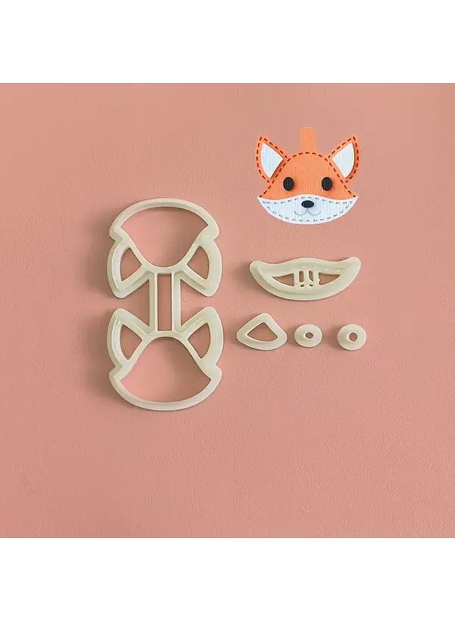Paw Faux Leather Keychain Cutter Clay Cutting Mold Flower Fox Clay Cutter - Image 2