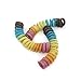 Glaciart One Felt Spring Cat Toy 3 Pcs Soft Fuzzy Enrichment 100 Natural Wool Interactive Stretchable Play Cat Toy Set Safe for Pets NonAZO Colored Dyes 30 Long - Image 3