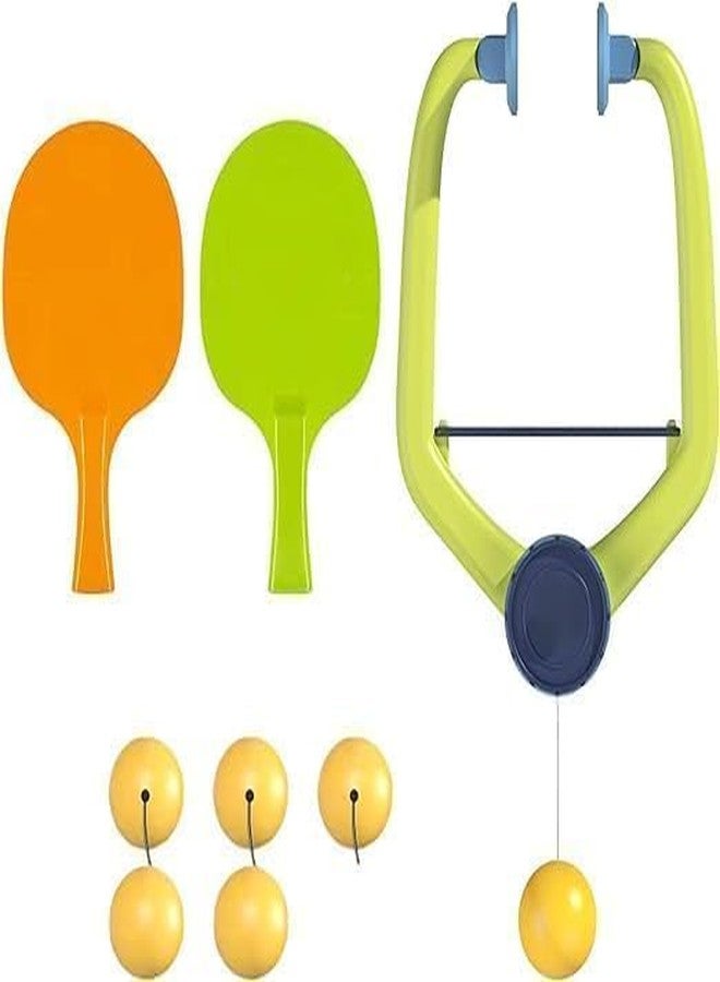 BYTEFUN Table Tennis Trainer Set for Kids Portable Indoor Ping Pong Ball and Racket Game Adjustable Height Practice - Image 1