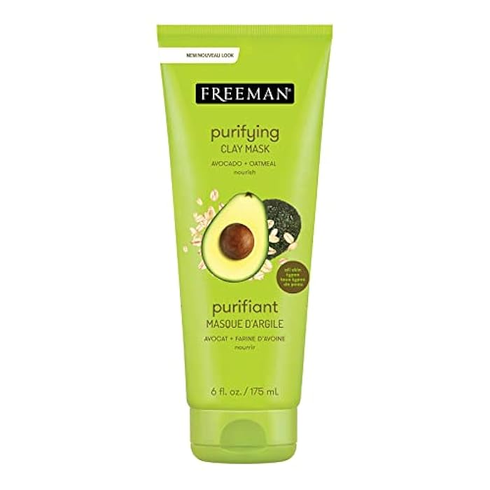 Freeman Feeling Beautiful Facial Clay Masque Avocado & Oatmeal 6 oz - Image 1