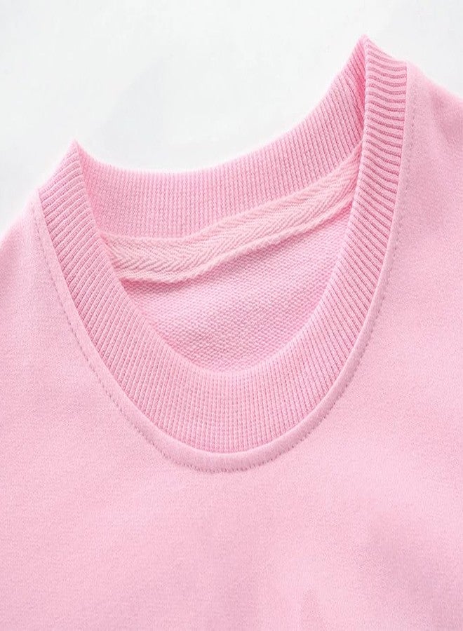 CM-Kid Baby Girls Easter Shirt Toddler Cute Bunny and Easter Eggs Cotton Tee Long Sleeves Pink Clothes 2T - Image 3