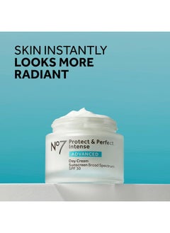 No7 Protect & Perfect Anti Aging Skincare Set - Includes SPF 30 Daytime Face Cream, Hydrating Shea Butter Night Cream & Hyaluronic Acid Face Serum (3 Piece Kit)  - Image 3