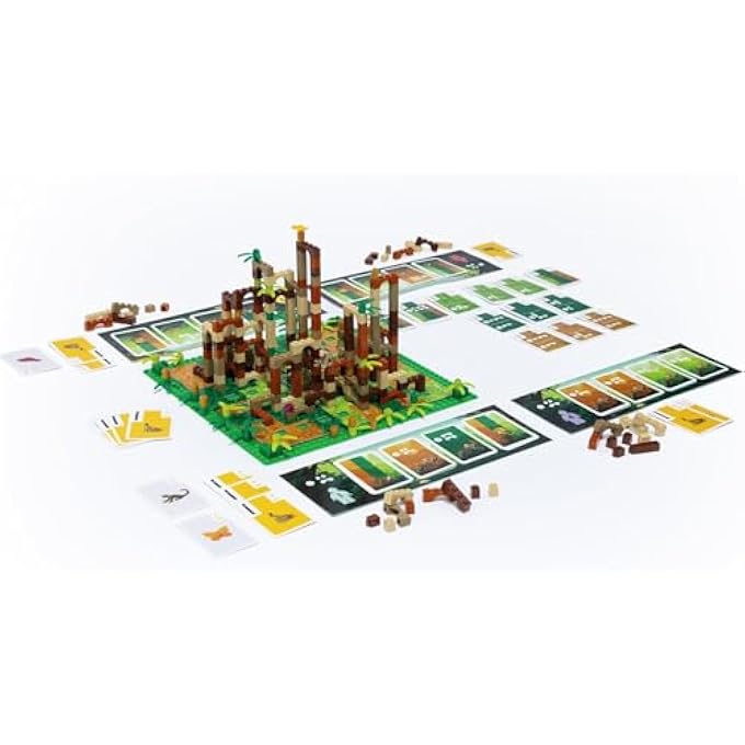 Dotted Games  Monkey Palace A Lego Board Game  Build your way to victory stone by stone Great family game to build ages 10 24 players - Image 5