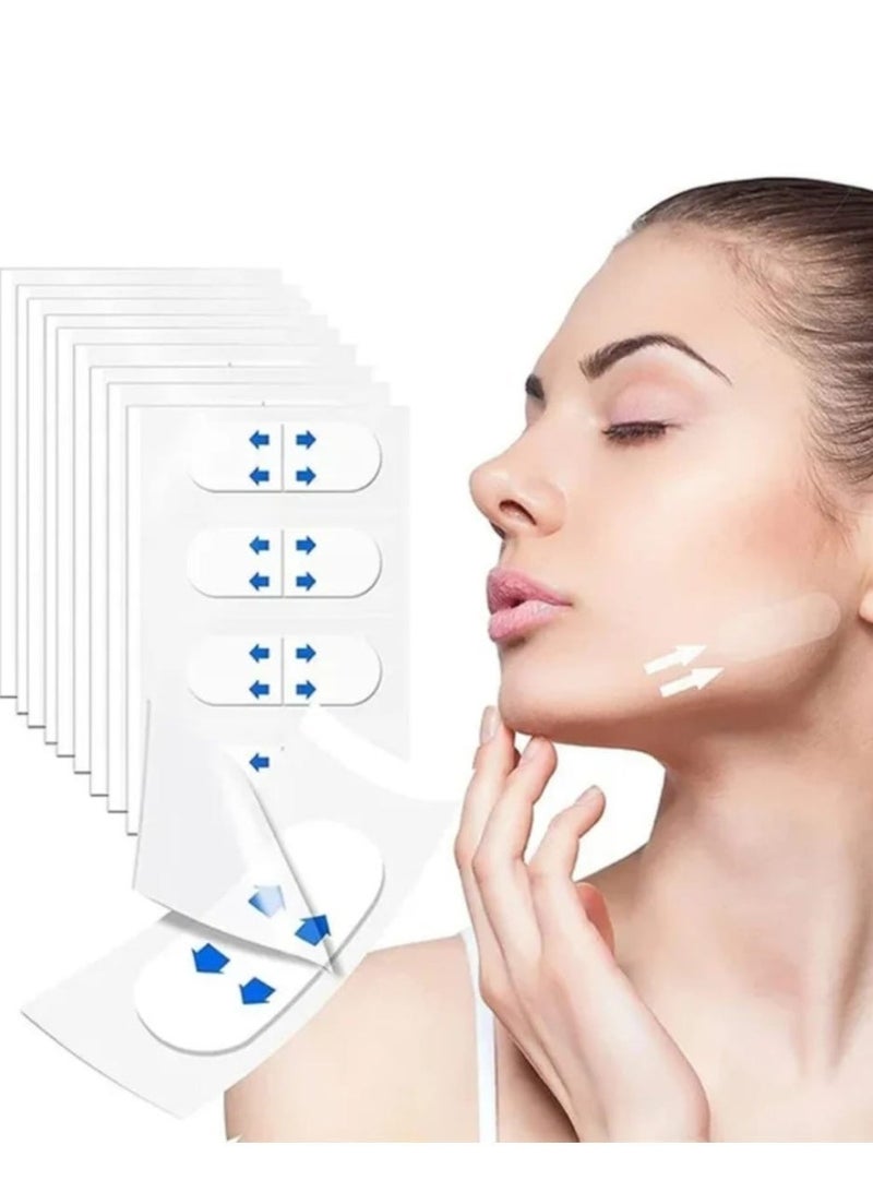 Face, neck, and jawline lifting patches that conceal any sagging or wrinkles in the cheek area. Set of 40 pieces. - Image 1