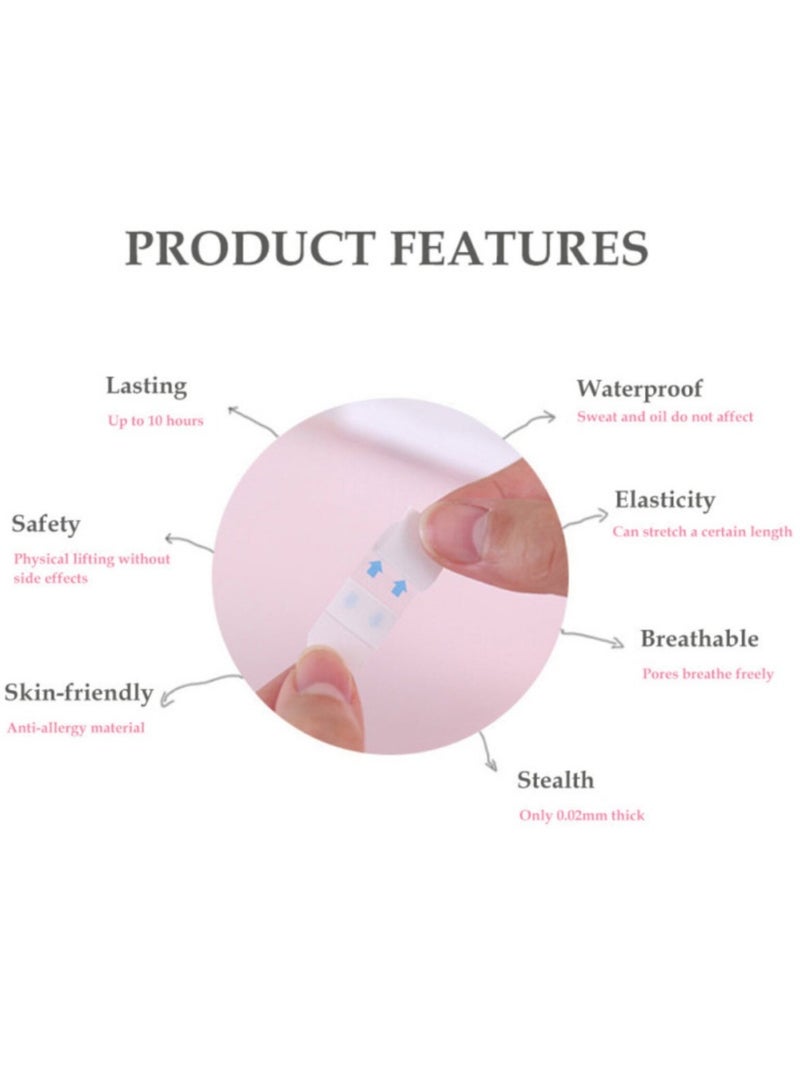 Face, neck, and jawline lifting patches that conceal any sagging or wrinkles in the cheek area. Set of 40 pieces. - Image 3