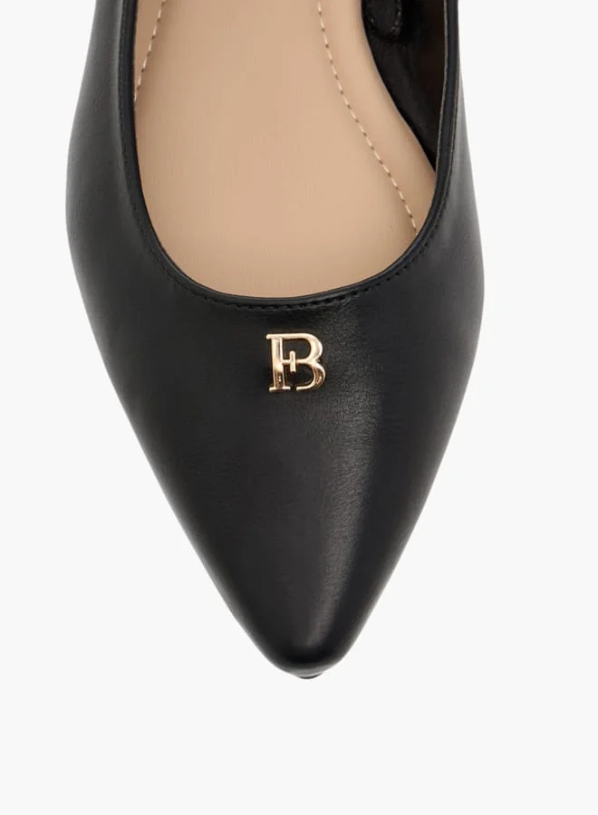 Flora Bella By Shoexpress Women Logo Detail Slip-On Ballerina Shoes