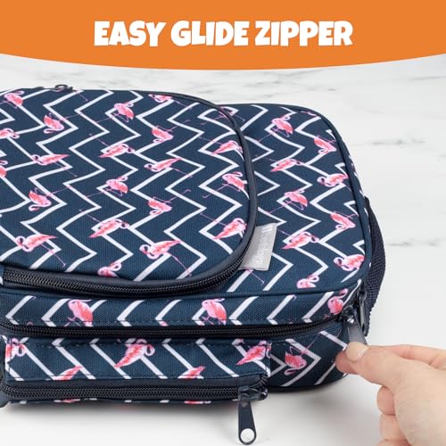 Bentology Insulated Lunch Box w Snack Pocket and Water Bottle Holder - Boys Girls and Kid's Lunchbox Tote Keeps Food Hotter or Colder Longer - Bag Fits Most Bento Boxes and Containers - Image 5