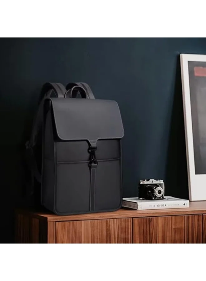 Mobcos Laptop Backpack Slim Black Mobcos Waterproof Laptop Backpack with USB Charging Port for Men & Women – Slim Anti-Theft Business Travel Backpack Fits Laptop, Lightweight College School Bag Large Capacity Black  | Best Price UAE