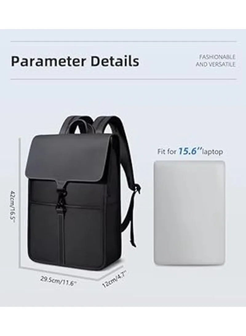 Mobcos Laptop Backpack Slim Black Mobcos Waterproof Laptop Backpack with USB Charging Port for Men & Women – Slim Anti-Theft Business Travel Backpack Fits Laptop, Lightweight College School Bag Large Capacity Black  | Best Price UAE