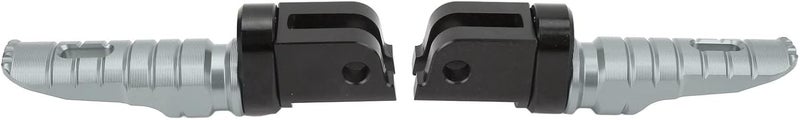 2pcs Motorcycle Front Footpeg, CNC T6063 Aluminum Alloy Foot Rest, Anodized Anti - Rust Front Foot Pedal for Benelli Leoncino 500 800 502C 752S BN150S and KOVE 321RR (Grey) - Image 1