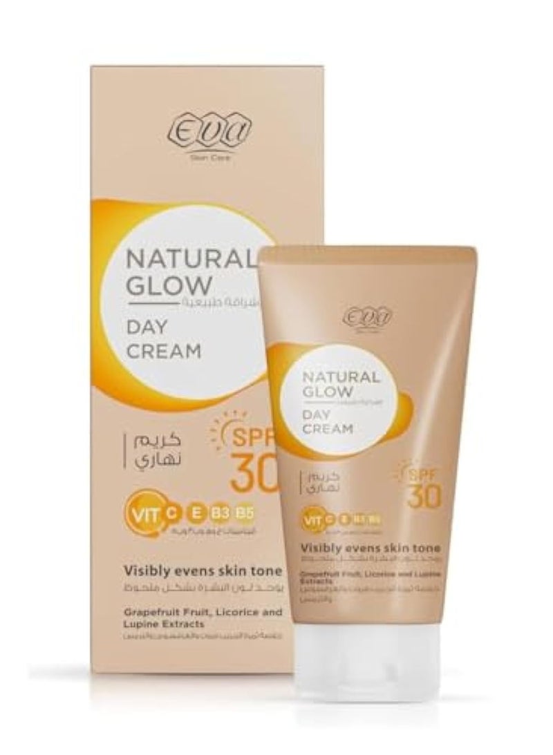Eva Skin Care Natural Glow Day Cream with SPF 30ml 50 g