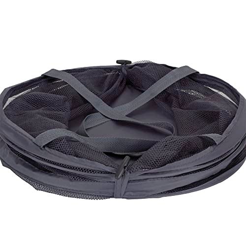 Household Essentials 2027-1 Pop-Up Collapsible Mesh Laundry Hamper | Charcoal - Image 5
