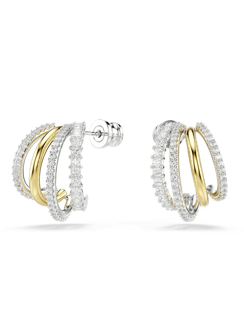 SWAROVSKI Crystal Detail Hoop Earrings