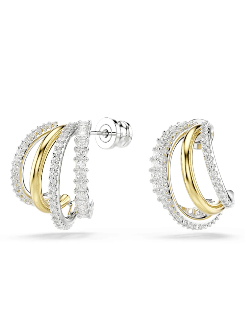 سواروفسكي Crystal Detail Hoop Earrings