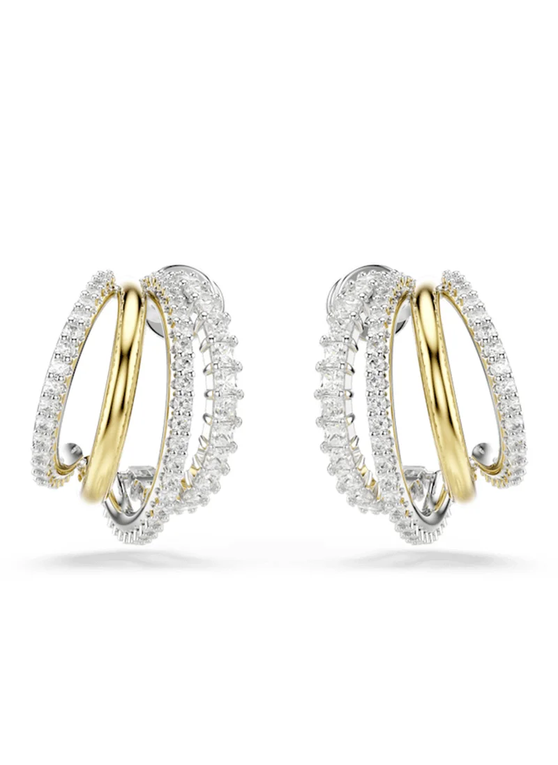 SWAROVSKI Crystal Detail Hoop Earrings