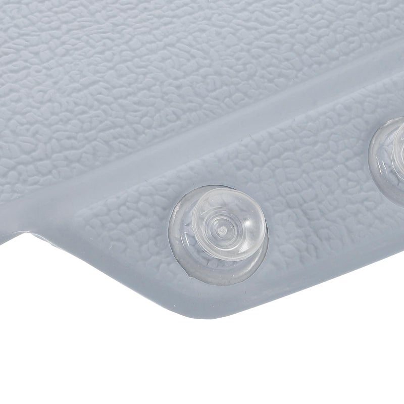 Medium Light Blue Foam Bathtub Pillow With Suction Cups Head Rest Support For Relaxing Spa Bath - Image 4
