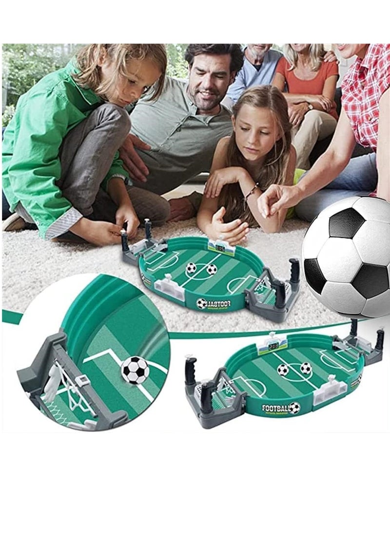 Excefore Mini Table Soccer Game Football Table Interactive Game with 6 Footballs for Kids Family Sports Board Game for Kids Adults Birthday Party Worlds Cup Medium Size - Image 3