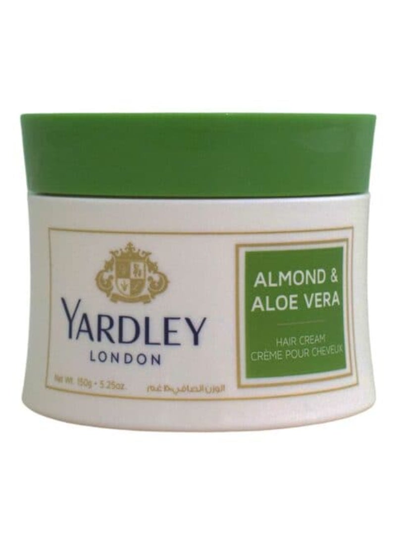 Yardley Yardley London Almond And Aloe Vera Hair Cream 150g 