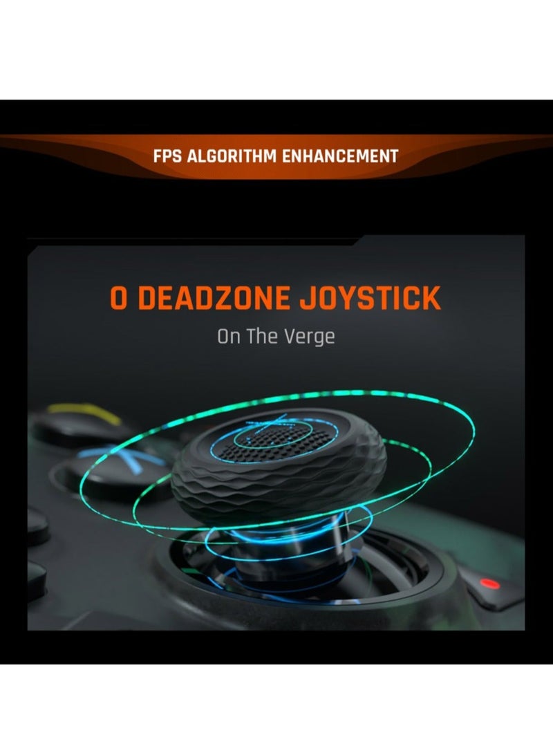 BIGBIG WON Rainbow2 Pro Elite Gaming Controller, PUBG Mobile Game Controller, Bluetooth Wireless Connect Gamepad for PC/Nintendo Switch/Android/iOS Mobile Phone (Standard Edition) - Image 5