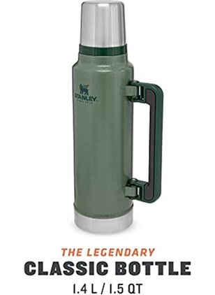 Stanley Sporstore Adult Classic Vacuum Steel Thermos Green, 1.4 Lt  - Image 2