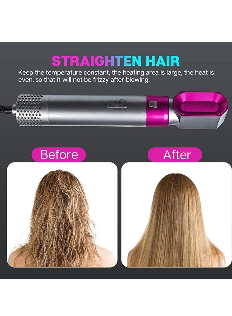 5 in 1 hair styler for women | Hair Dryer Air Brush Styler and Curler, Crimper, Conical Curler & Volume Brush for Multiple Styles Hair Straightener with Silk Protect Technology - Image 4